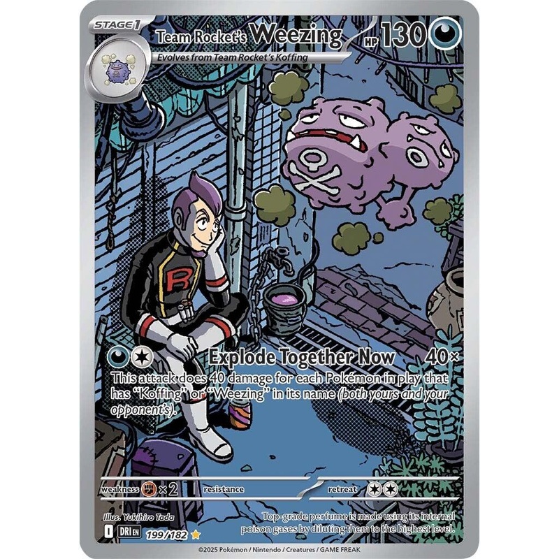 Team Rocket's Weezing (199/182) [Scarlet & Violet: Destined Rivals]