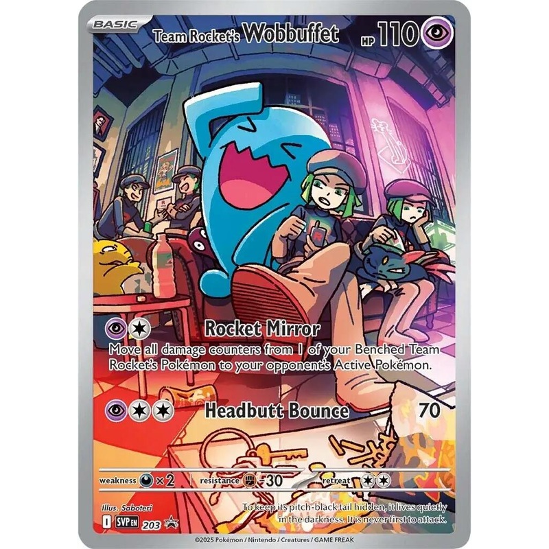 Team Rocket's Wobbuffet (203) [Scarlet & Violet: Black Star Promos]