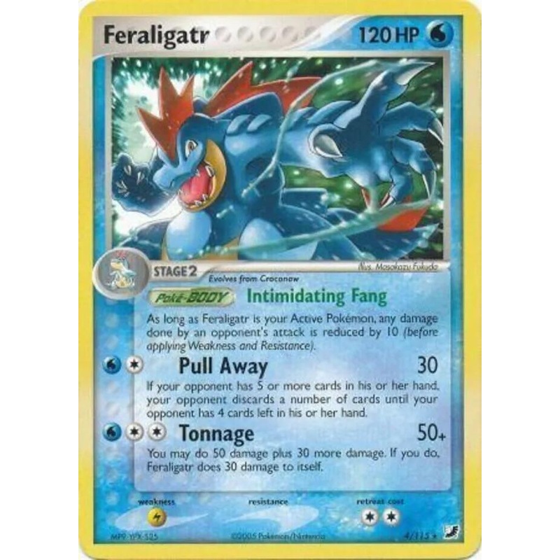 Feraligatr (4/115) (Theme Deck Exclusives) [EX: Unseen Forces]