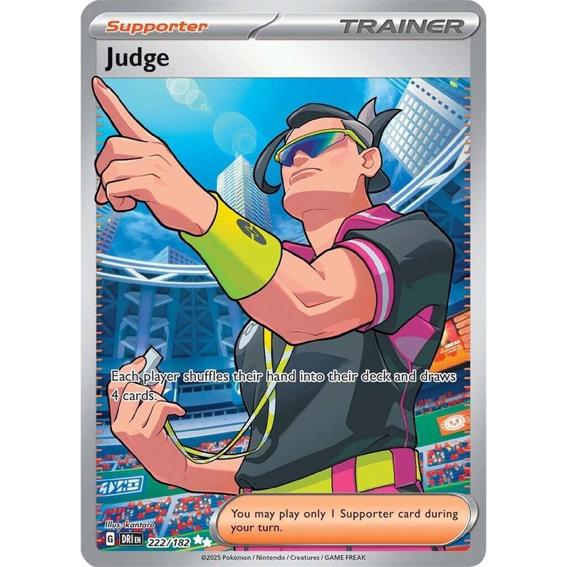 Judge (222/182) [Scarlet & Violet: Destined Rivals]