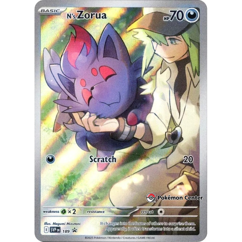 N's Zorua (SVP189) (Pokemon Center Exclusive) [Scarlet & Violet: Black Star Promos]