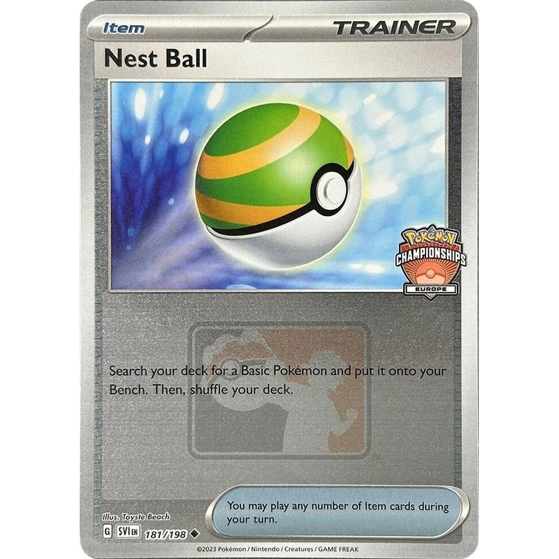 Nest Ball (181/198) (2024 Europe Championships) [League & Championship Cards]