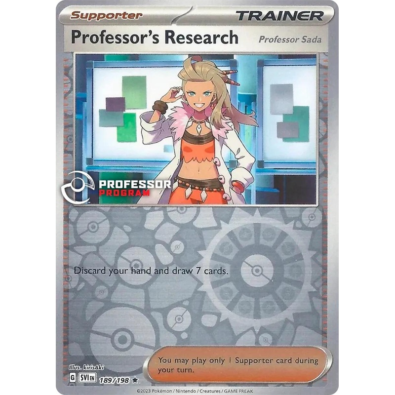 Professor's Research (189/198) (2023) [Professor Program Promos]