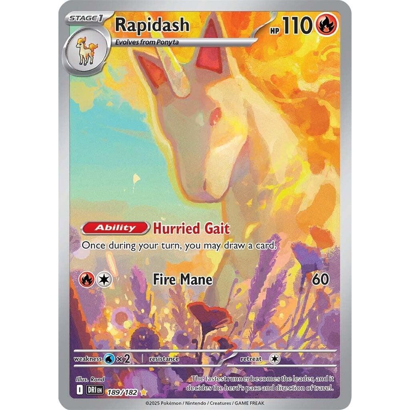Rapidash (189/182) [Scarlet & Violet: Destined Rivals]