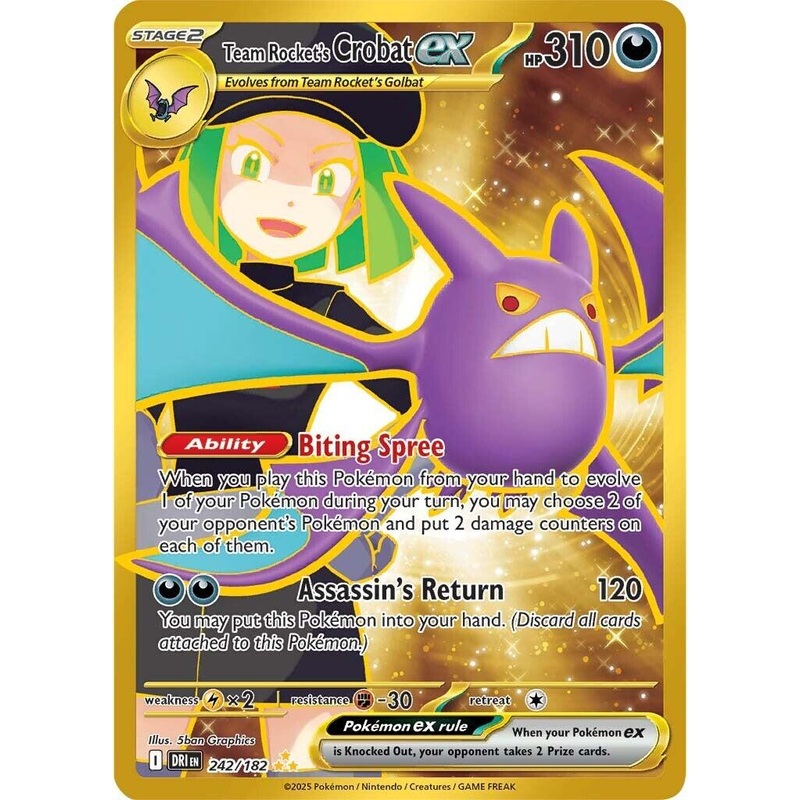 Team Rocket's Crobat ex (242/182) [Scarlet & Violet: Destined Rivals]