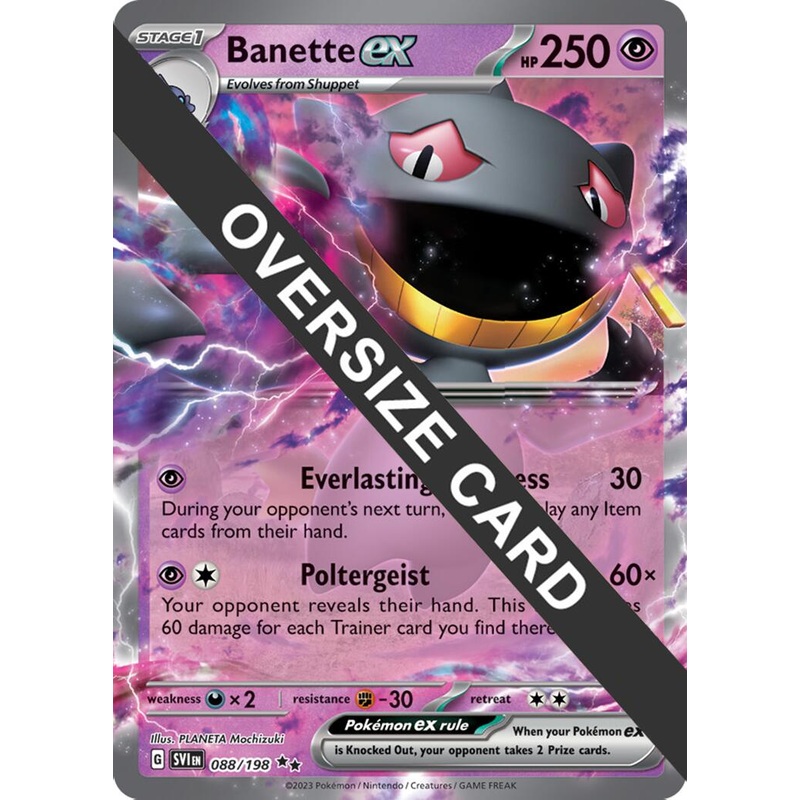 Banette ex (088) (Jumbo Card) [Scarlet & Violet: Black Star Promos]