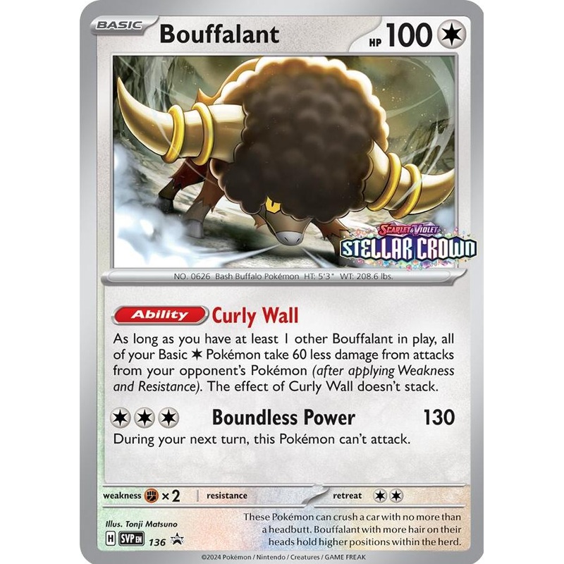Bouffalant (SVP136) [Scarlet & Violet: Black Star Promos]