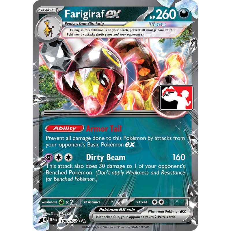 Farigiraf ex (108/162) [Prize Pack Series Five]