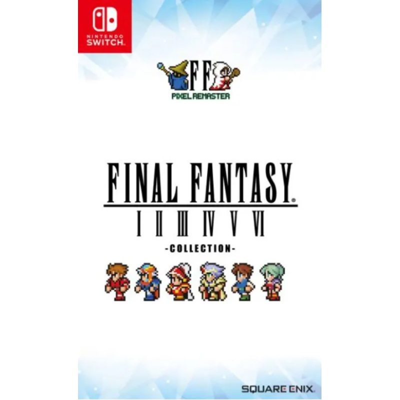 Final Fantasy FF I-VI Collection Pixel Remaster Import Switch New