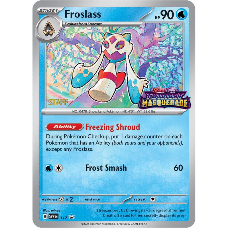 Froslass (117) (Staff) [Scarlet & Violet: Black Star Promos]