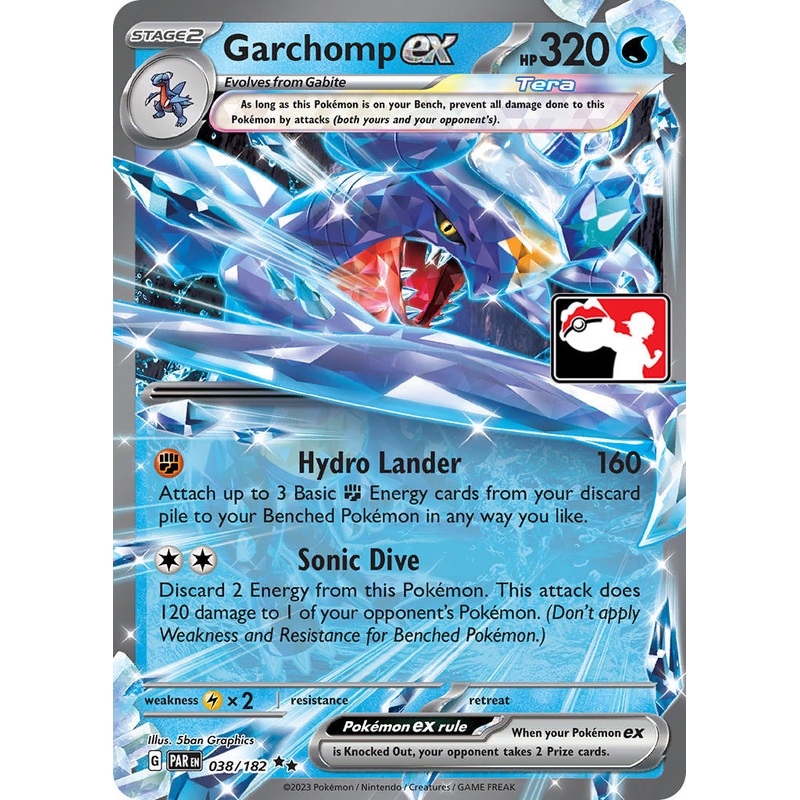 Garchomp ex (038/182) [Prize Pack Series Five]