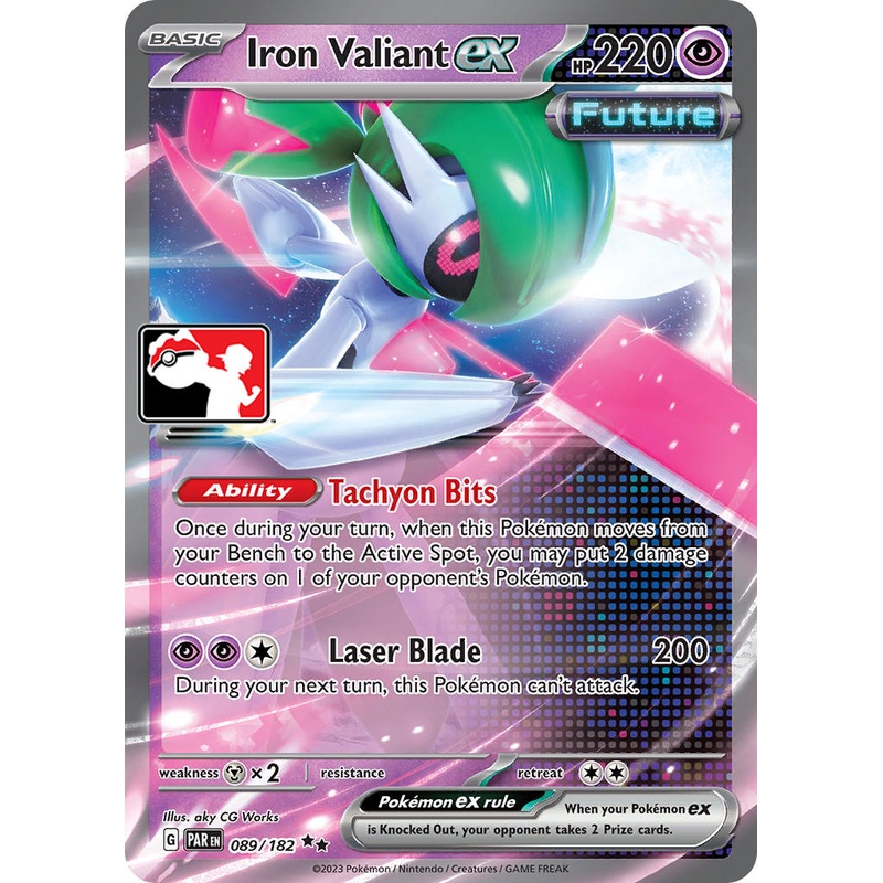 Iron Valiant ex (089/182) [Prize Pack Series Five]