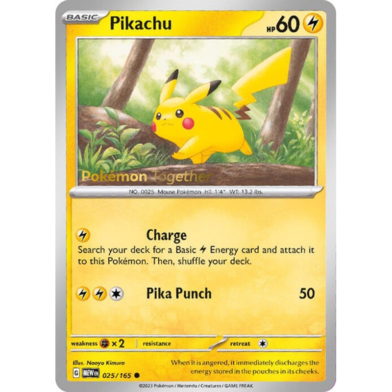 Pikachu (025/165) (PokePost Promo) [Scarlet & Violet 151]