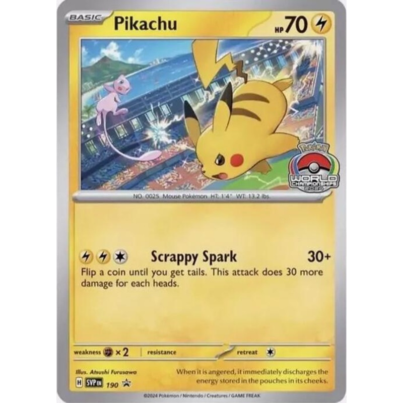 Pikachu (190) [Scarlet & Violet: Black Star Promos]