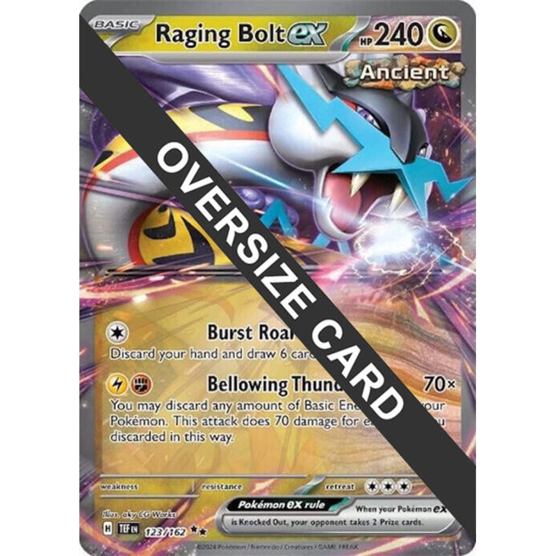 Raging Bolt ex (123) (Jumbo Card) [Scarlet & Violet: Black Star Promos]