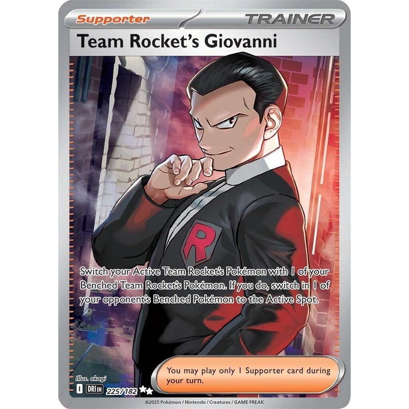 Team Rocket's Giovanni (225/182) [Scarlet & Violet: Destined Rivals]
