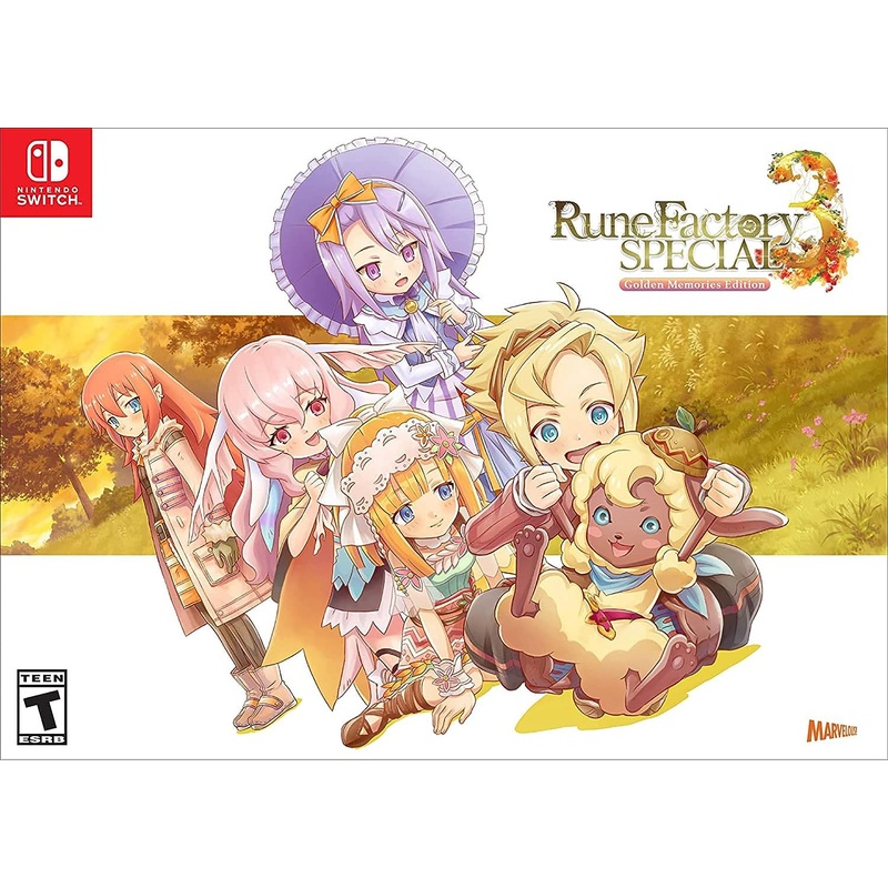 Rune Factory 3 Special Golden Memories Limited Edition Switch New