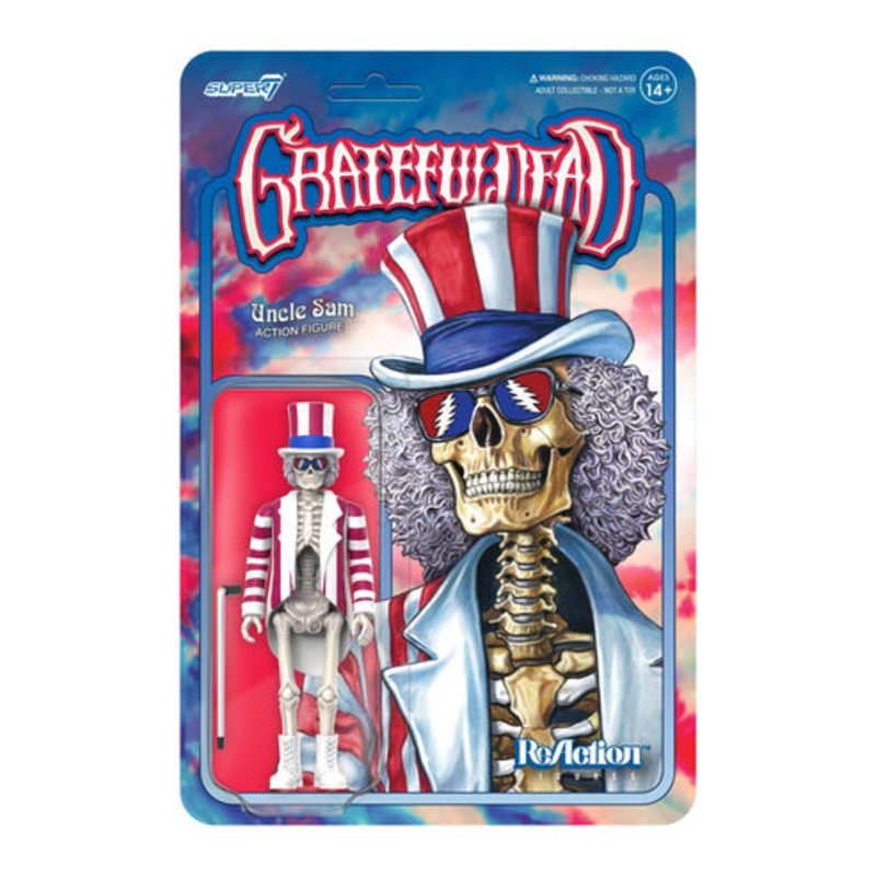 S7 Grateful Dead Uncle Sam Figure New