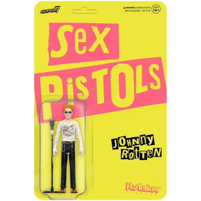 S7 Sex Pistols Johnny Rotten Union Jack Shirt Figure New