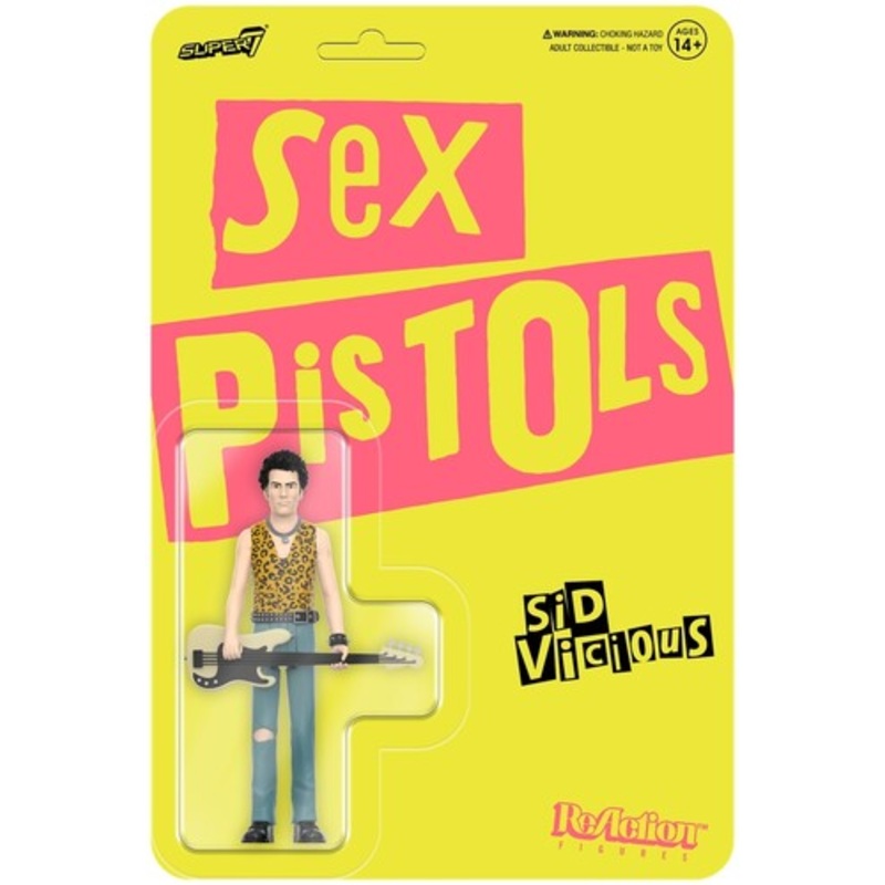 S7 Sex Pistols Sid Vicious Yellow Shirt Figure New
