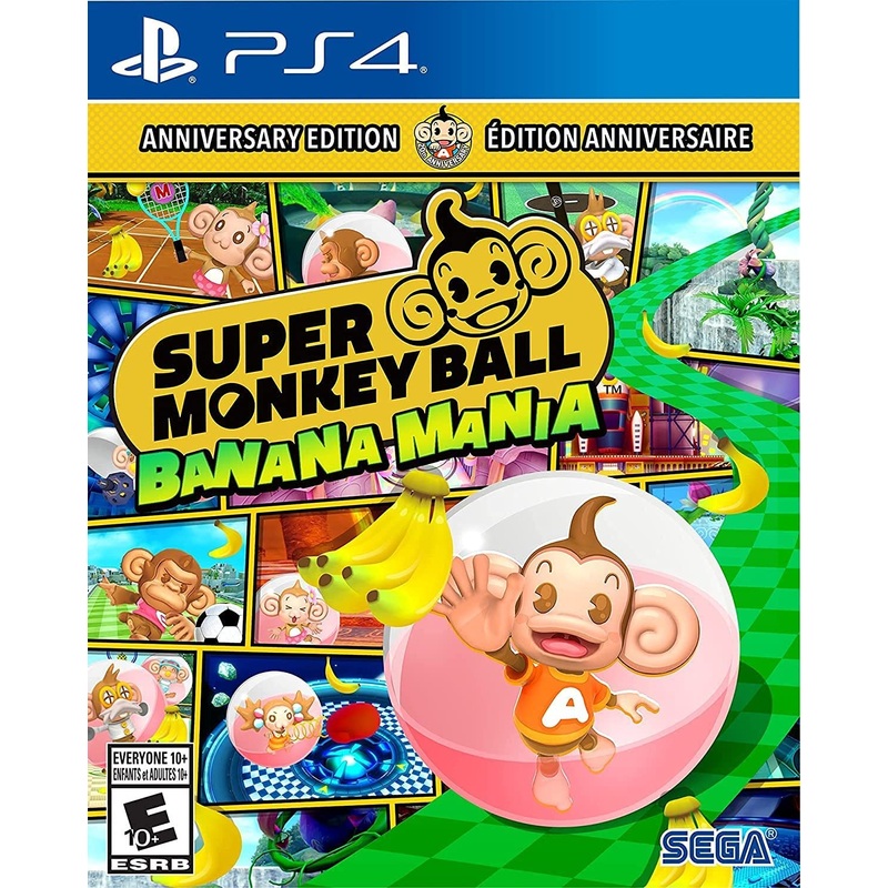 Super Monkey Ball Banana Mania Anniversary Launch Edition PS4 New