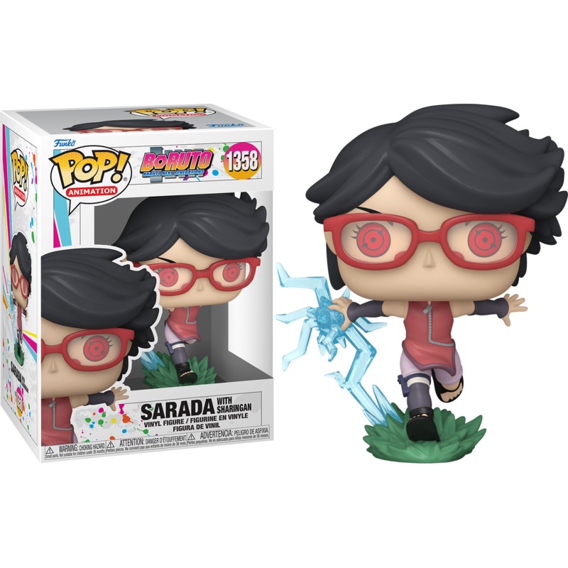 Funko Pop Animation Boruto Sarada /w Sharingan New