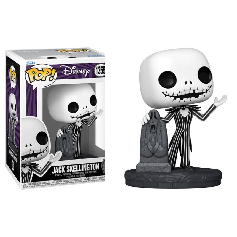 Funko Pop Nightmare Before Christmas Jack Skellington With Gravestone New