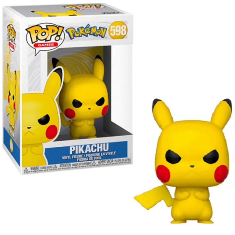 Funko Pop Games Pokemon Pikachu Grumpy New