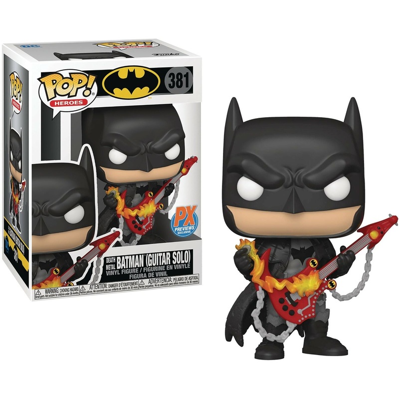 Funko Pop Heroes Batman Guitar Solo PX Preview Exclusive New