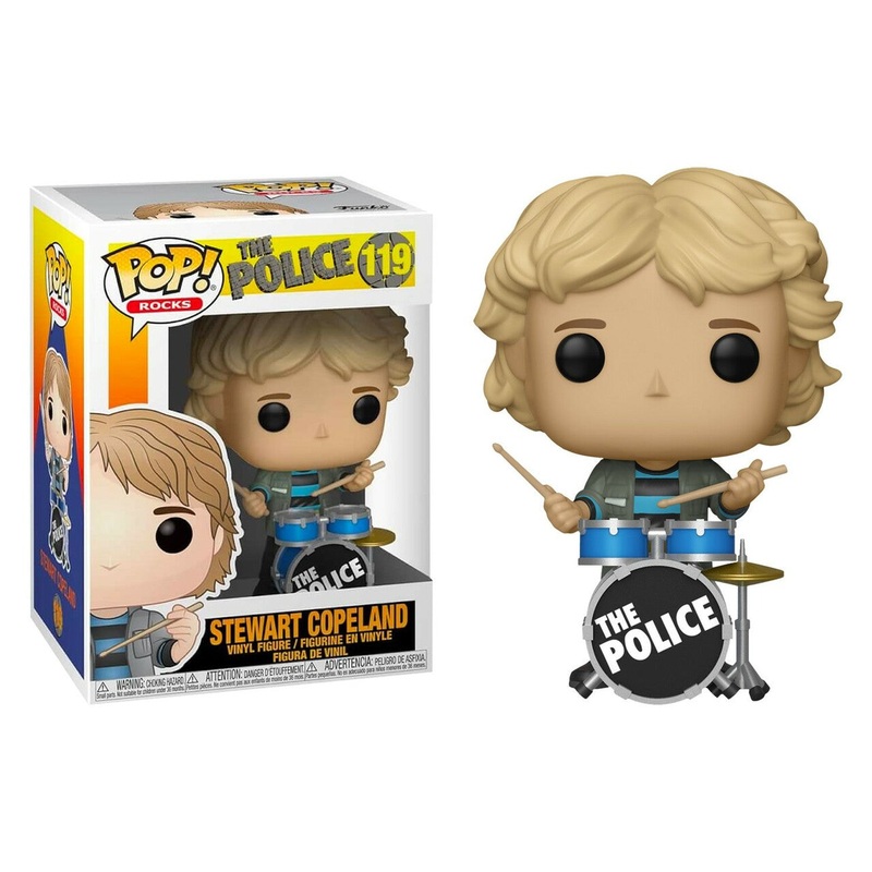 Funko Pop Rocks The Police Stewart Copeland with Drums New