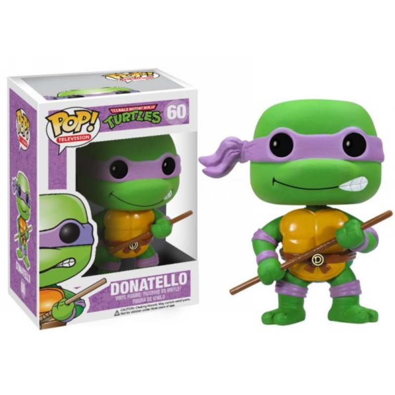 Funko Pop Television Teenage Mutant Ninja Turtles Donatello Slight Damage To Box Top New