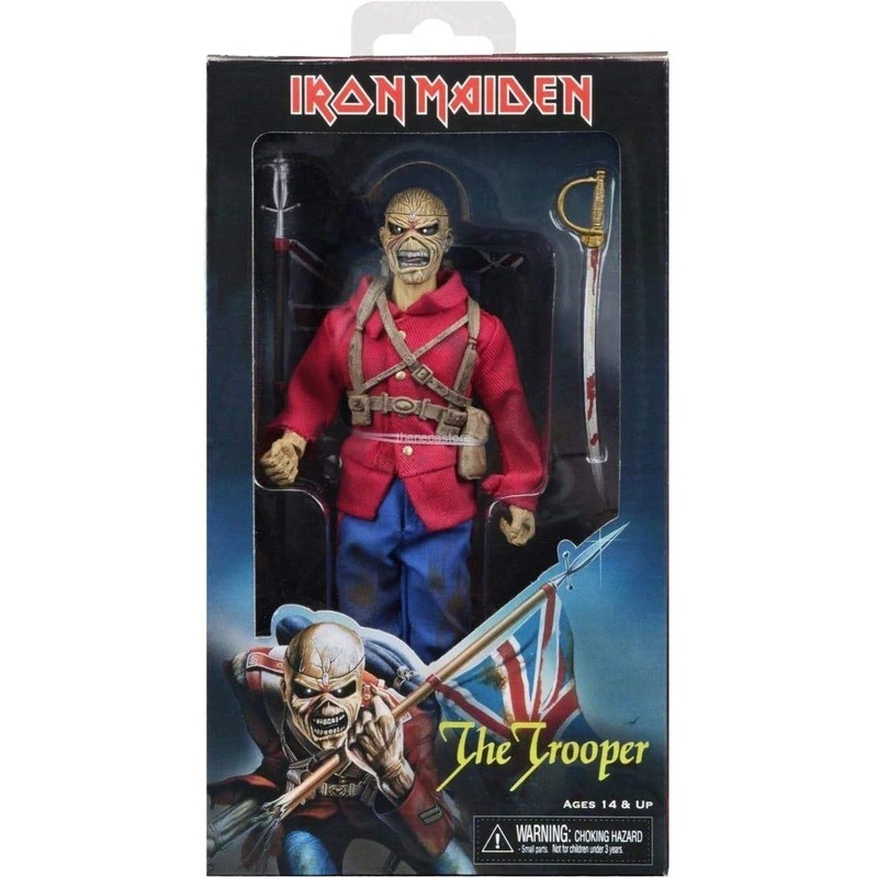 Iron Maiden Trooper Clothed Eddie Neca Figure New