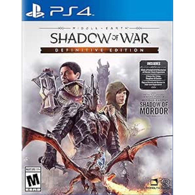 Middle Earth Shadow Of War Definitive Edition PS4 New