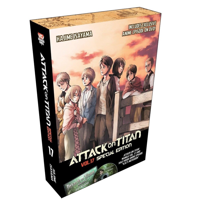 Attack on Titan Vol 17 Special Edition Manga Used