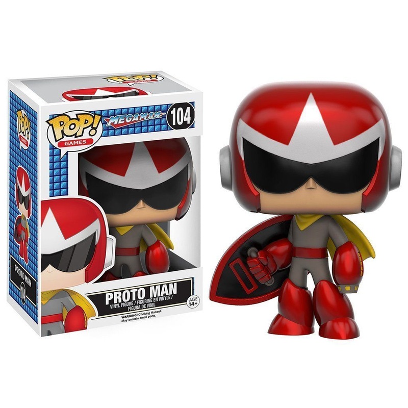 Funko Pop Games Mega Man Proto Man Used Like New