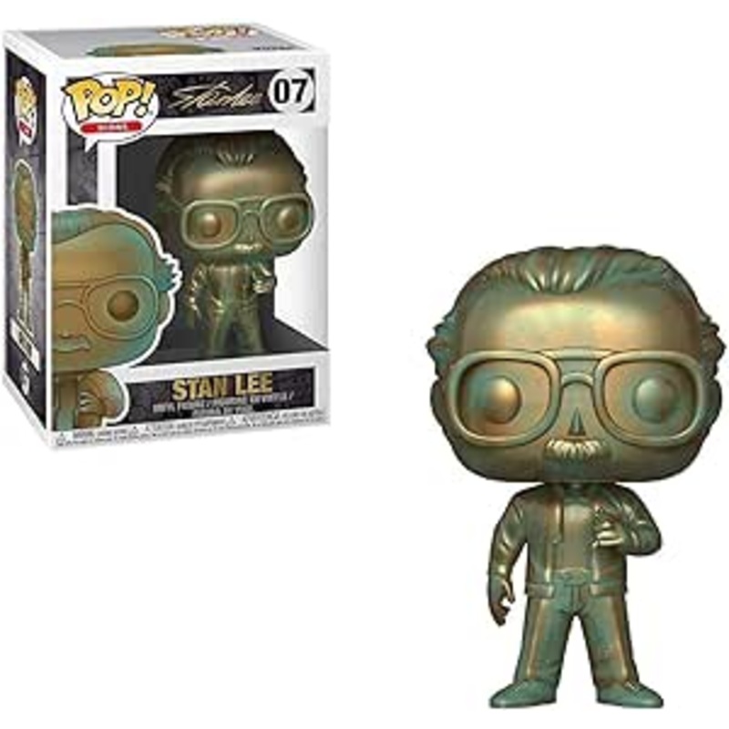 Funko Pop Icons Stan Lee Patina Coating New