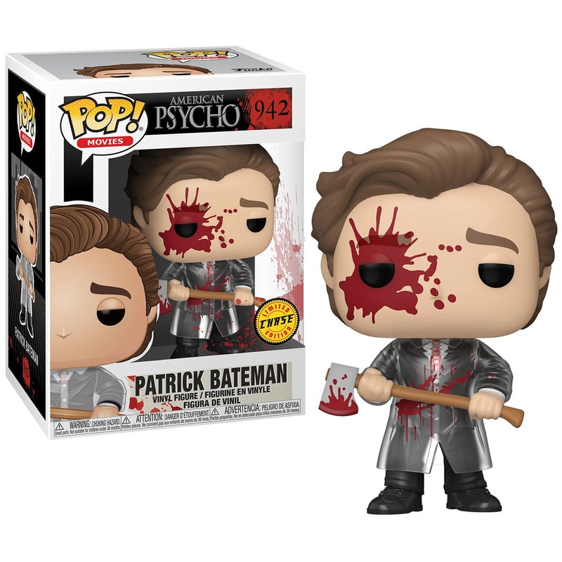 Funko Pop Movies American Psycho Patrick Bateman Chase Limited Edition New