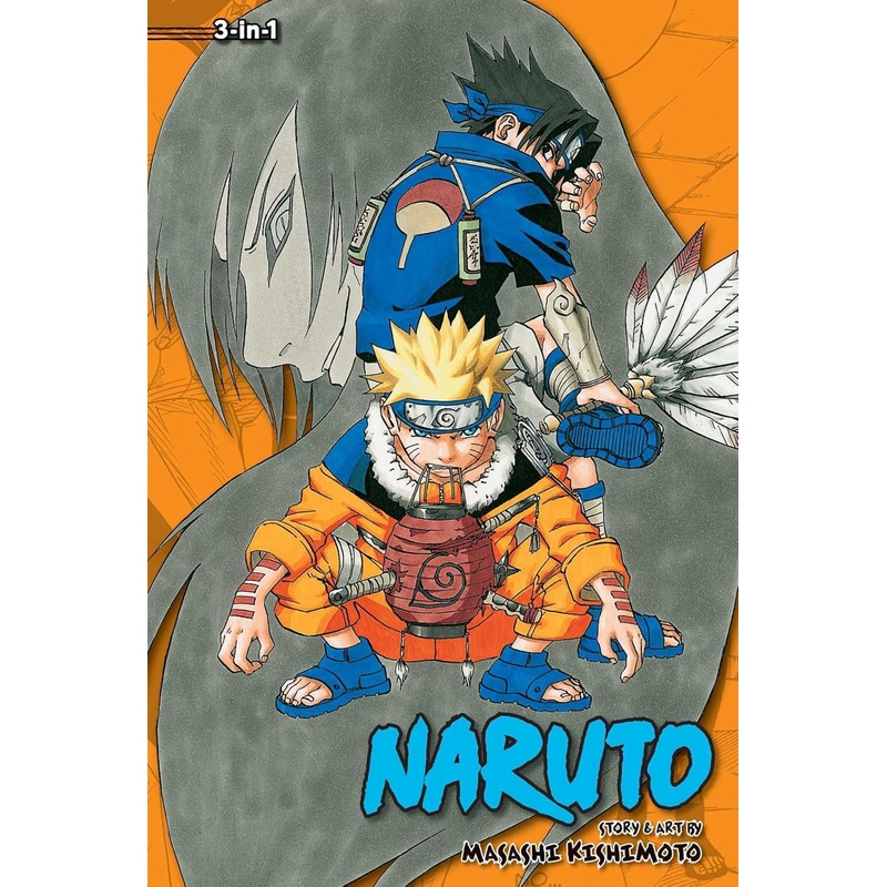 Naruto 3-in-1 Vol 03 Manga New