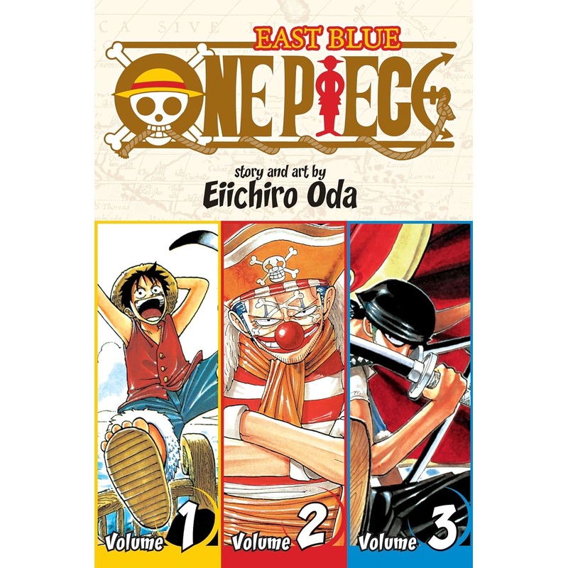 One Piece Omnibus Edition Vol 01 Manga New