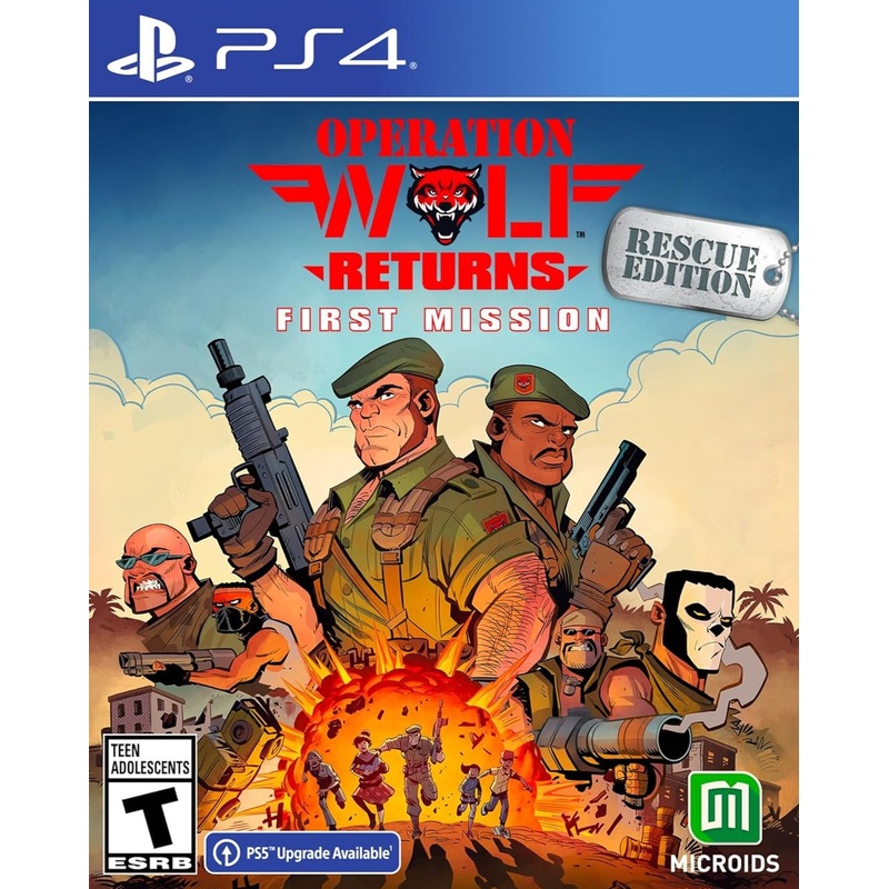 Operation Wolf Returns First Mission Rescue Edition PS4 New