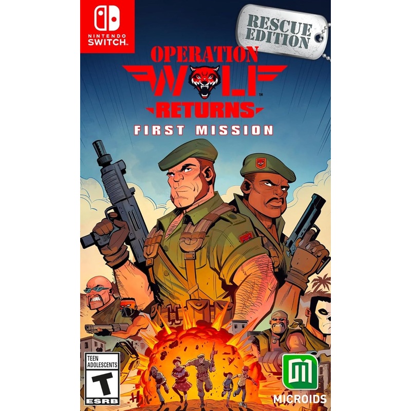 Operation Wolf Returns First Mission Rescue Edition Switch New