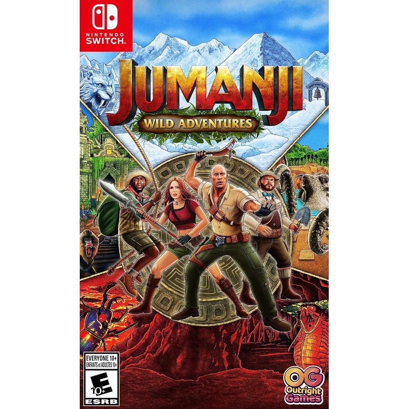 Jumanji Wild Adventures Switch Used