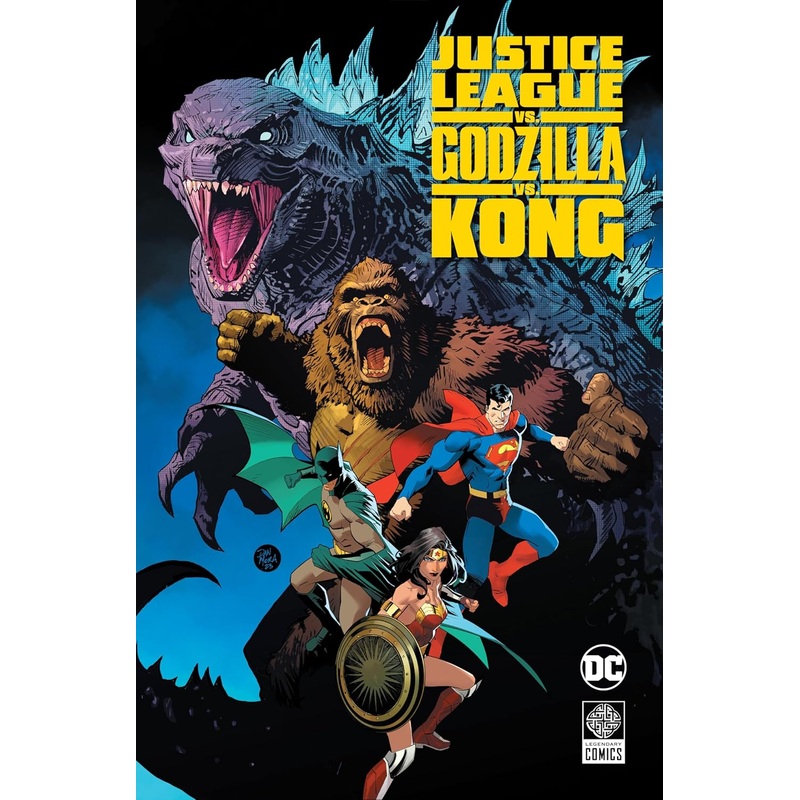 Justice League vs Godzilla vs Kong Hardcover New