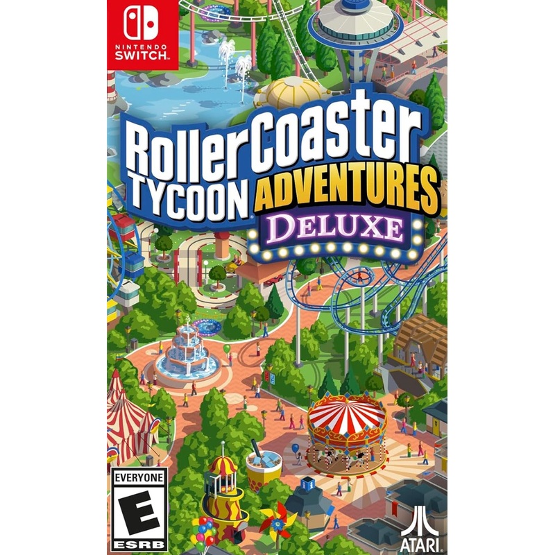 Roller Coaster Tycoon Adventures Deluxe Switch New