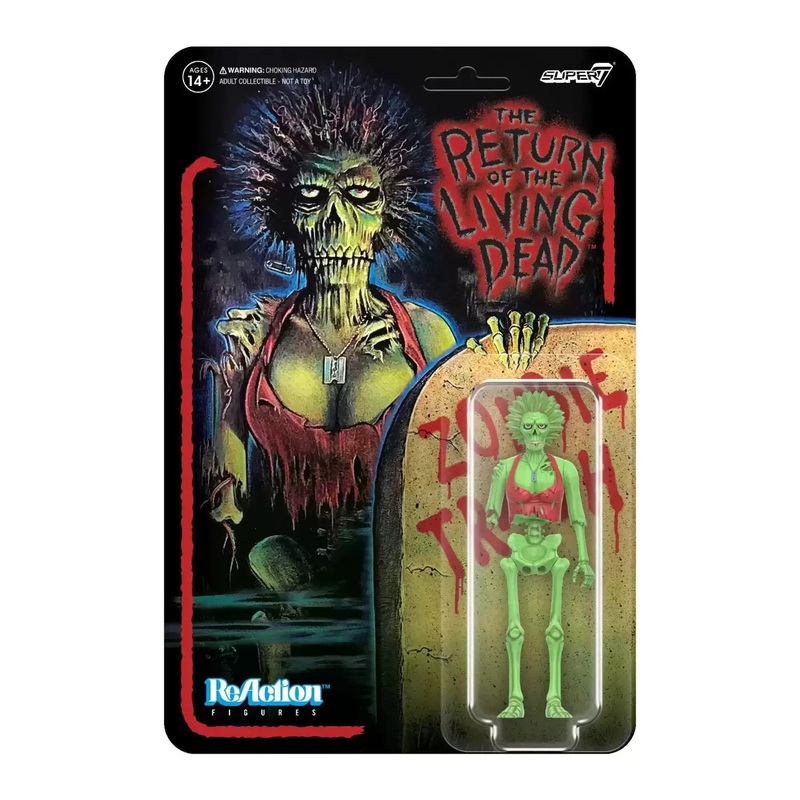 S7 Return Of The Living Dead Zombie Trash Figure New