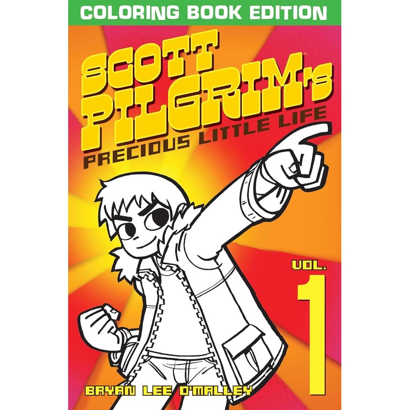 Scott Pilgrim's Precious Little Life Coloring Book Edition Book New