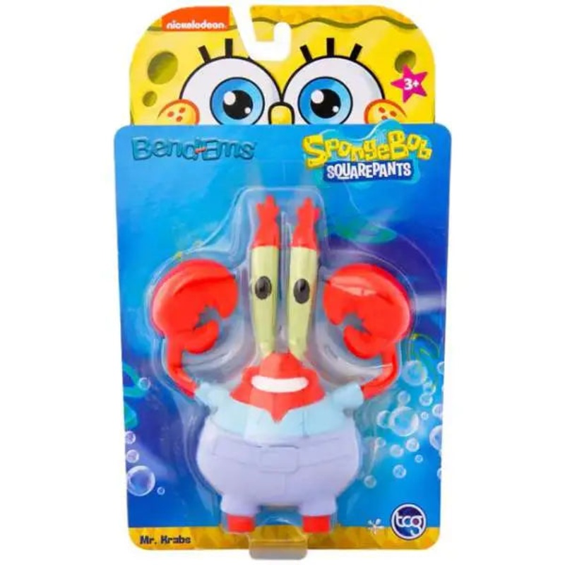 Spongebob Squarepants Bend-Ems Mr.Krabs New
