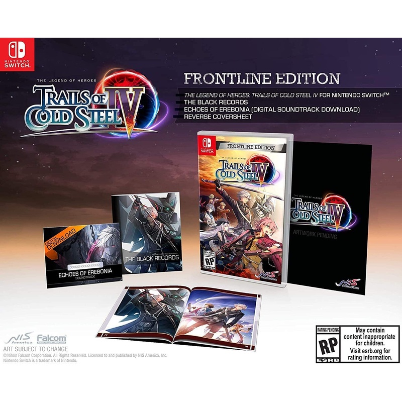 Legend Of Heroes Trails Of Cold Steel 4 Frontline Edition Switch Used