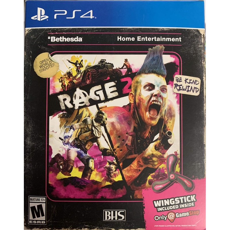 Rage 2 with Wingstick PS4 Used
