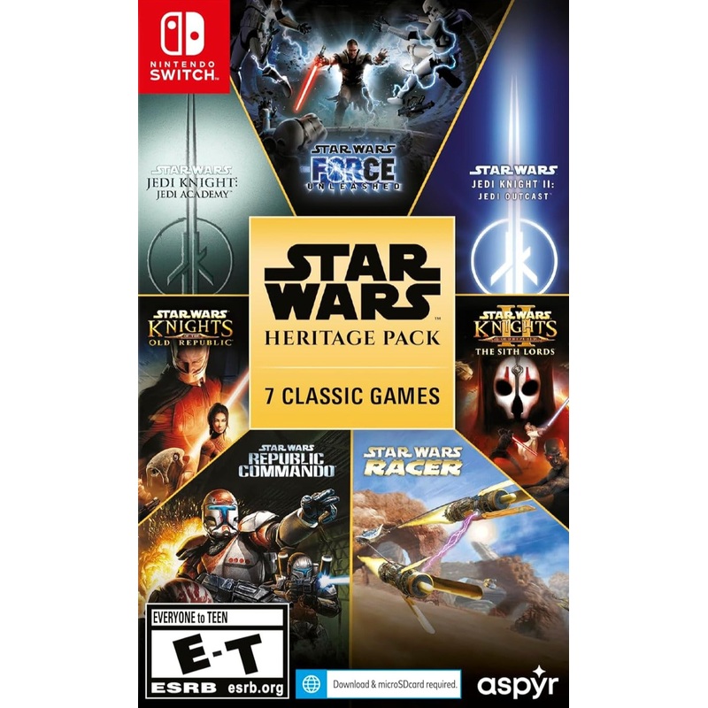 Star Wars Heritage Pack Download & SD Card Required Switch New